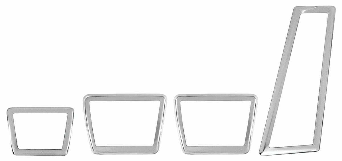 Pedal Pad Trim Plate Kits for 1969 Grand Prix, GTO, LeMans Tempest Manual Trans.