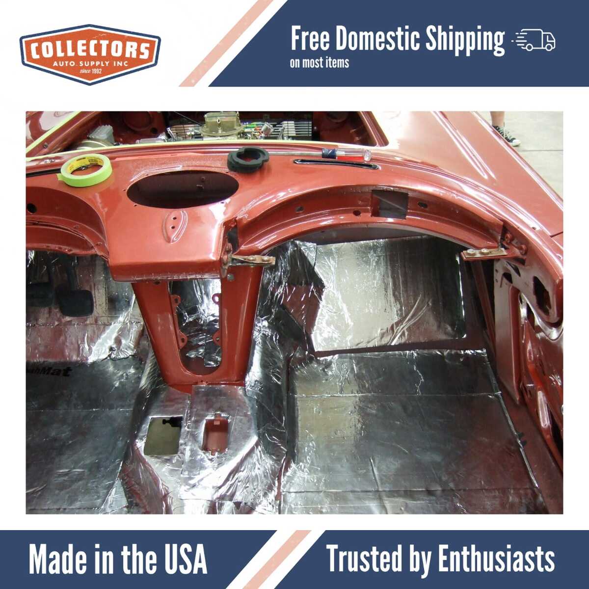 Sound Deadener Firewall Insulation Kit for 1966-1994 Alfa Romeo 2600