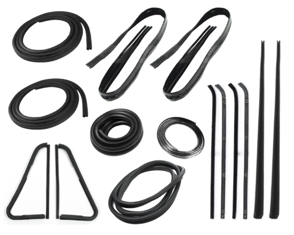 Door n Window Weatherstrip Seal Sweeps Channel Kit for GMC Chevrolet 1964-1966