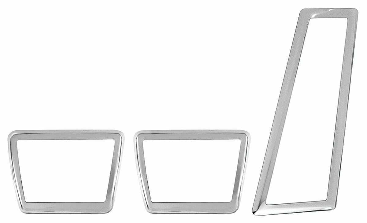 Pedal Pad Trim Plate Kits for 70 Grand Prix GTO LeMans Tempest Manual Trans. Kit