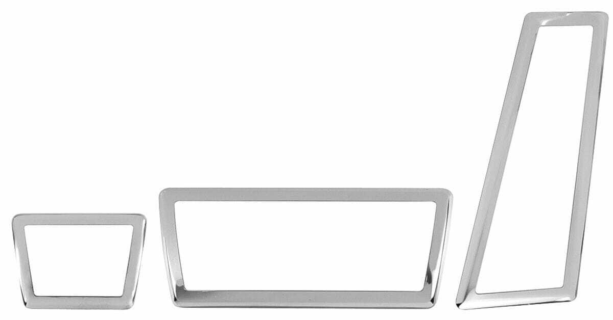 Pedal Pad Trim Plate Kits for 1969 Grand Prix, GTO, LeMans, Tempest Auto Trans.