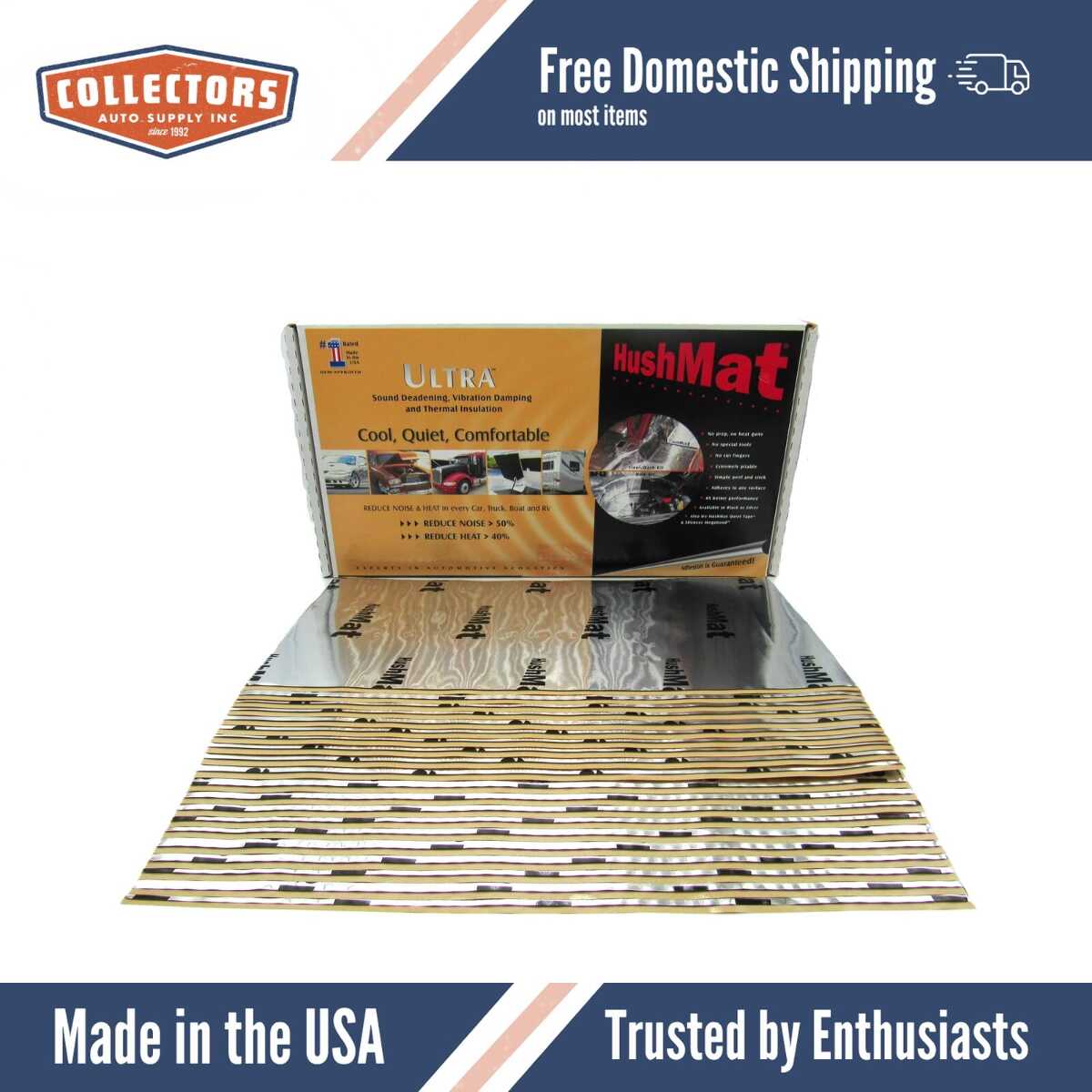 Sound Deadener Floor Insulation Kit Silver for 10401