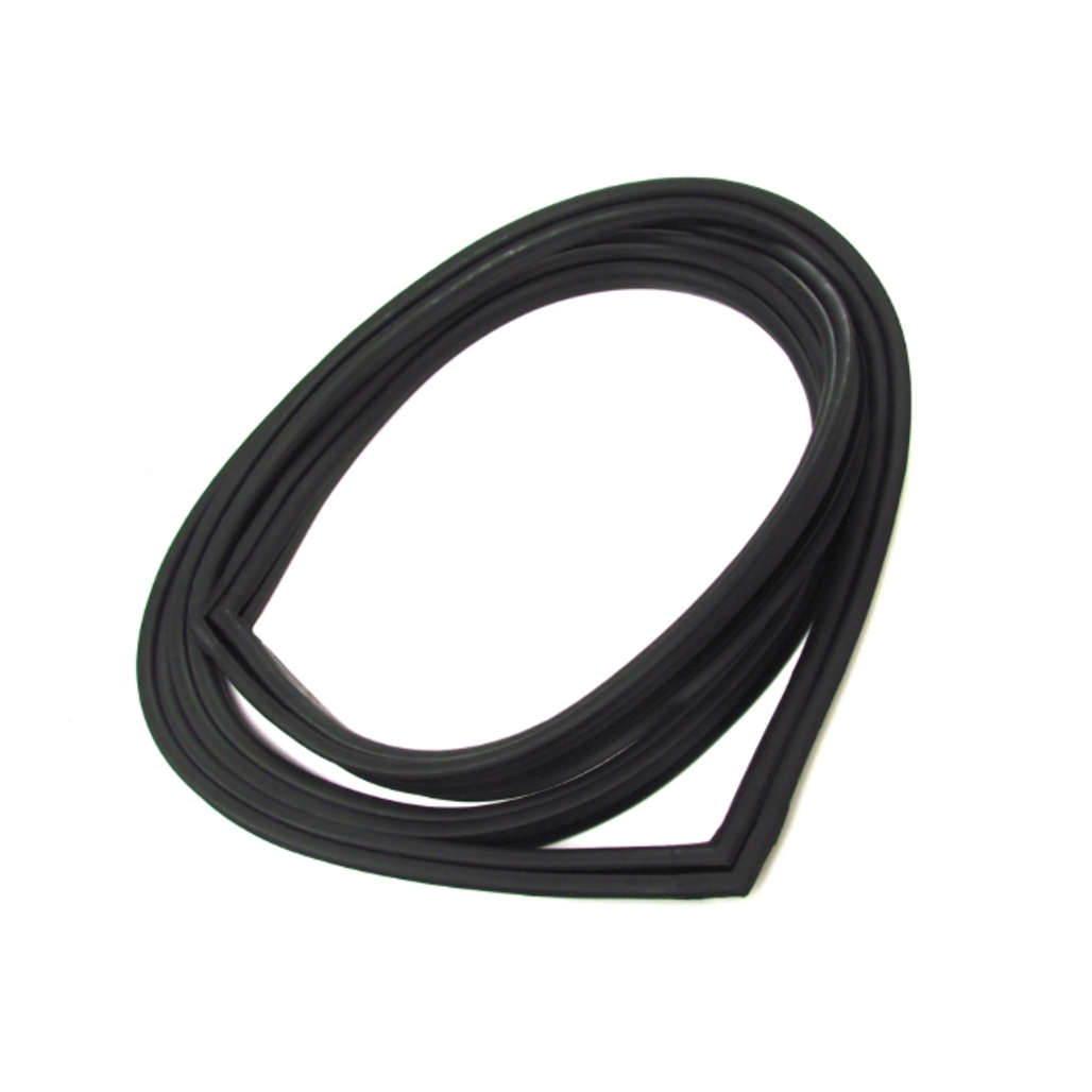 Rear Window Weatherstrip Seal, w/ Trim Groove for Steel Trim for 62-64 Chevy II
