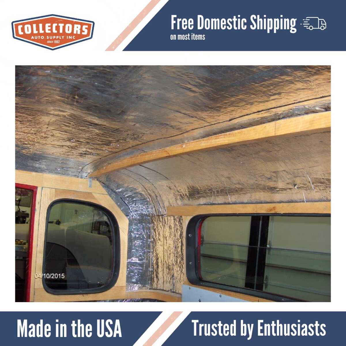 Sound Deadener Roof Insulation Kit for 1997-2006 Jeep TJ 665225