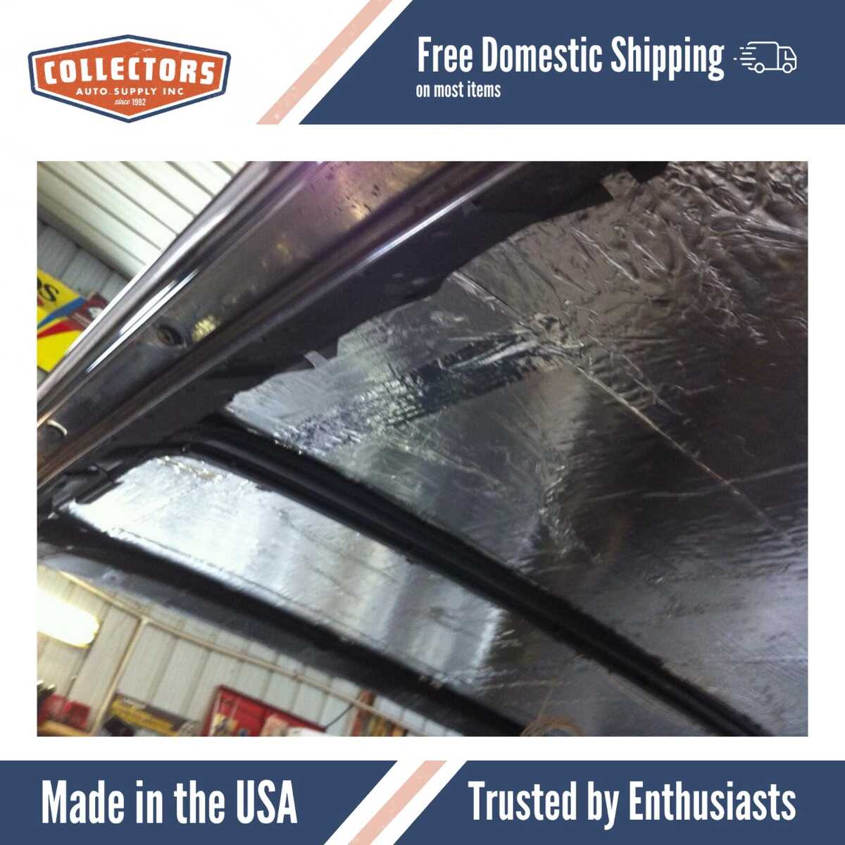 Sound Deadener Roof Insulation Kit for 1950-1954 Chevrolet Bel Air