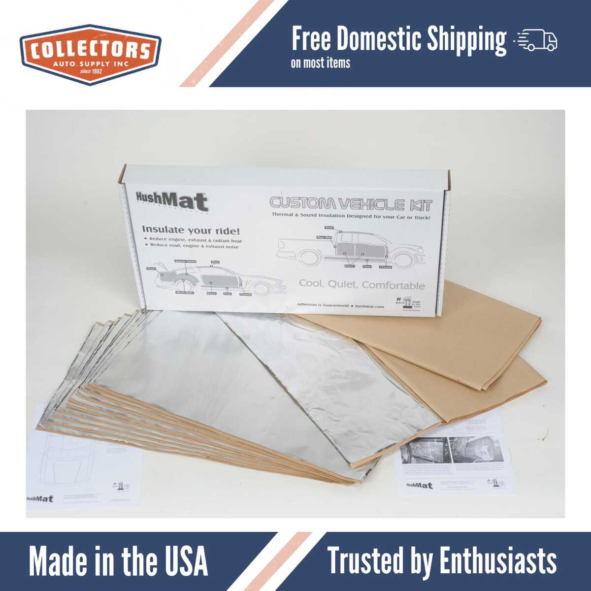 Sound Deadener SUV Insulation Kit for 1997-2001 Honda CR-V 73760
