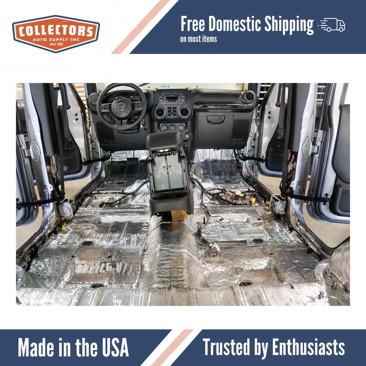 Sound Deadener Floor Insulation Kit for 2007-2017 Jeep Patriot 665251