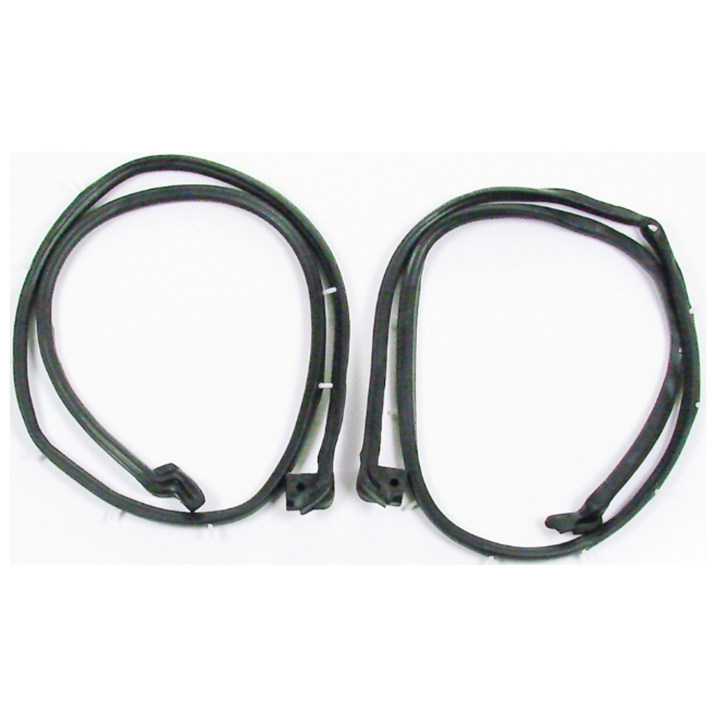 Weatherstrip Seal Kit for Ford Bronco, Left & Right, 2 Piece Set, EPDM Rubber, Easy Installation, Quieter Ride