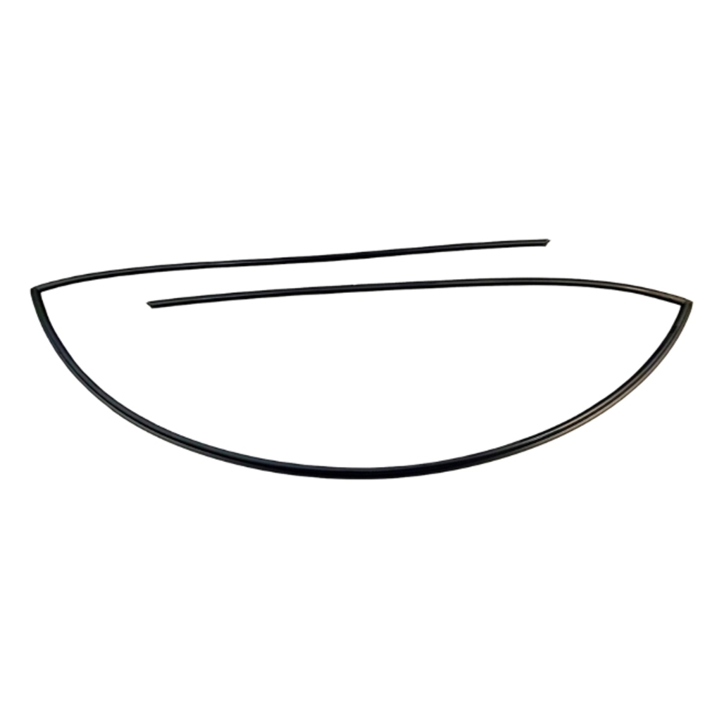 Windshield Weatherstrip Molding for 2014-2017 Nissan Note Hatchback, 3-Sided Windshield Reveal Molding, Made in USA.