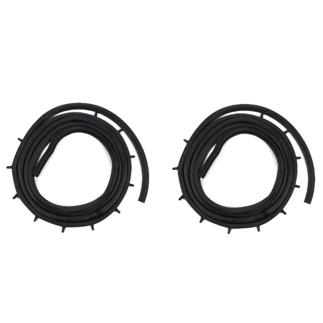 Weatherstrip Seal for 1961-66 Ford F-Series Trucks, Front 2pc Set, EPDM Rubber, Easy Installation, Quieter Ride