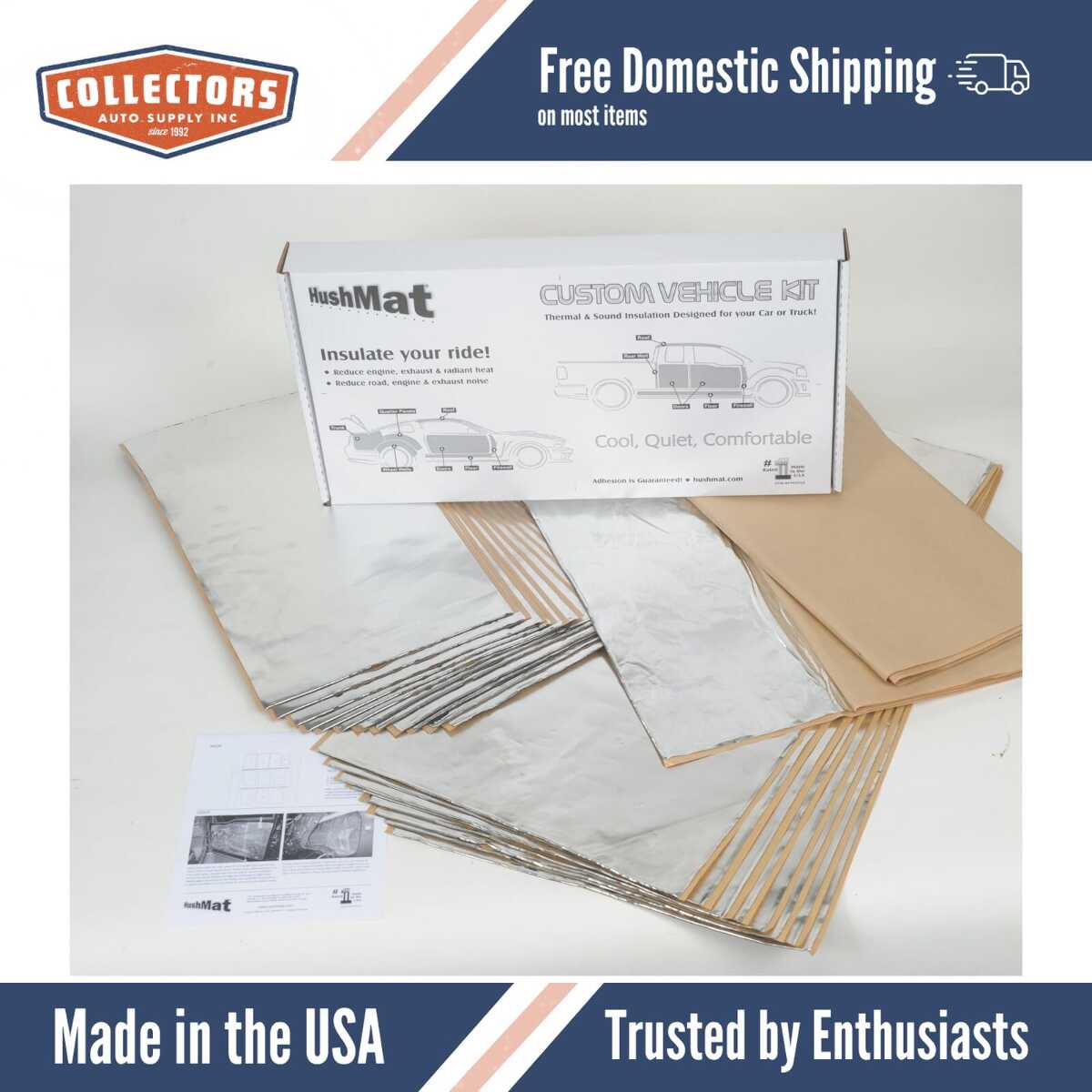 Sound Deadener Complete Vehicle Insulation Kit for 2002-2013 Jeep