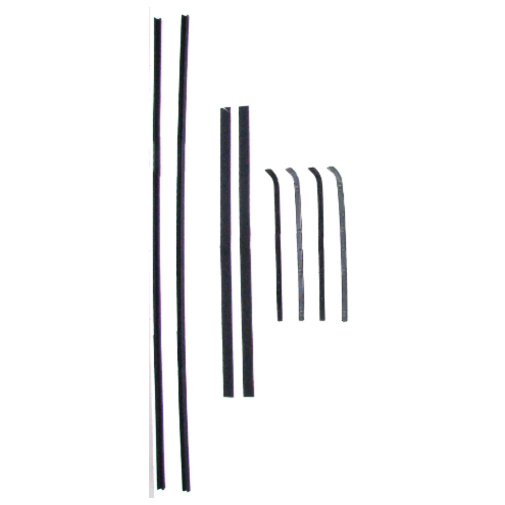 Window Sweeps Felt Kit Belt Line Weatherstrip for Chevrolet/GMC 1955-1959 - High Quality Ozone Resistant Materials