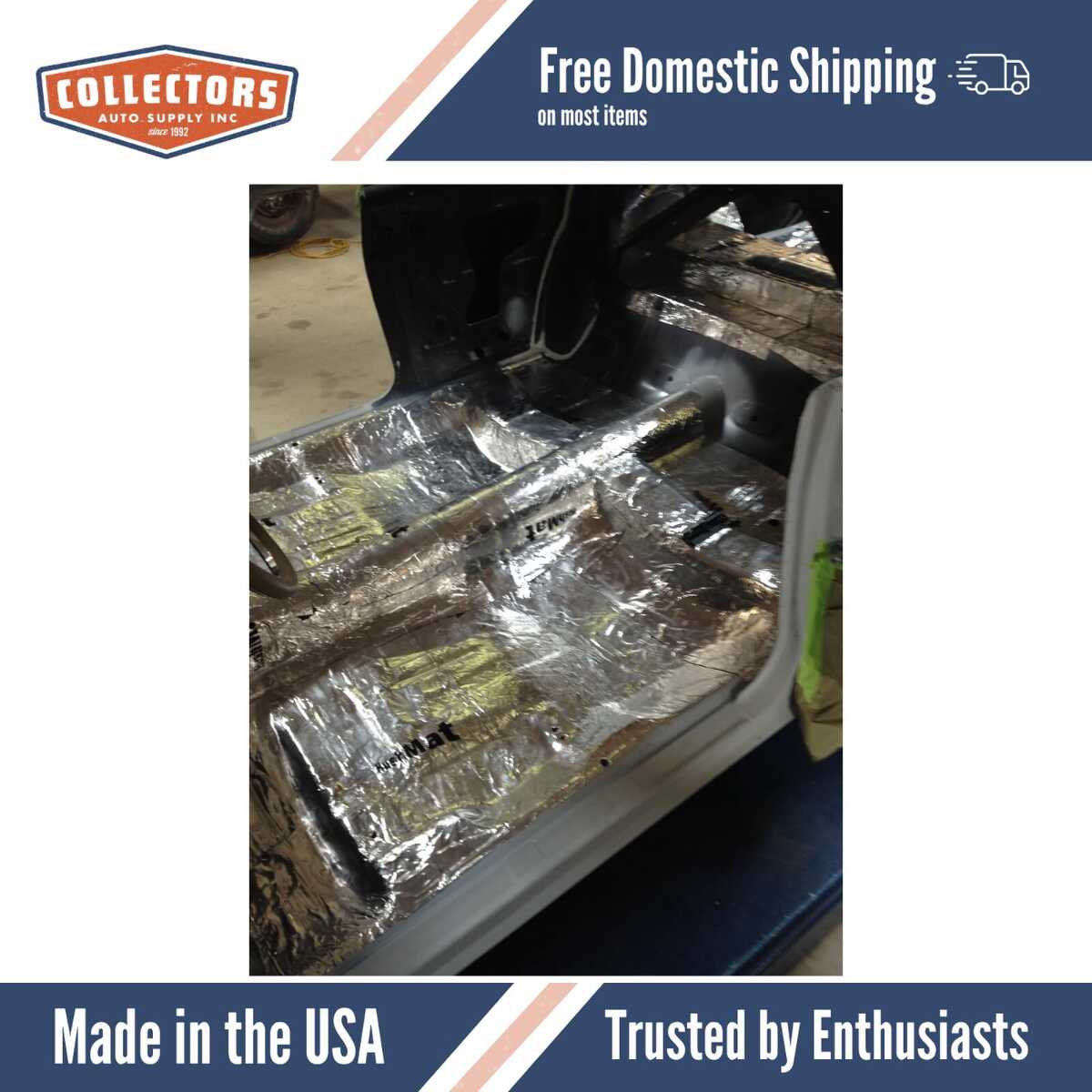 Sound Deadener Floor Insulation Kit for 1992-1996 Ford F-150 613071