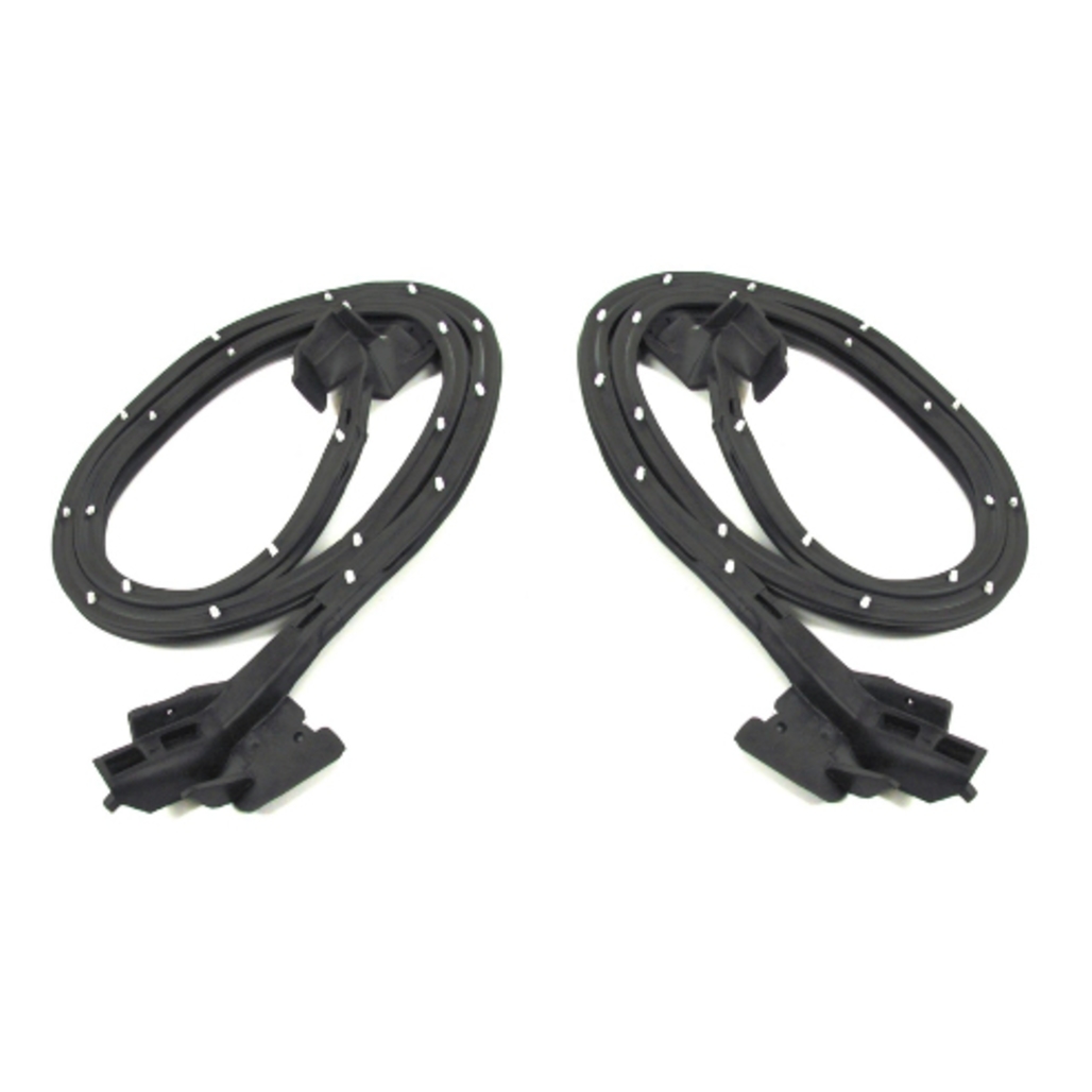 Weatherstrip Seal for 1968-69 Chevy/Pontiac Camaro/Firebird, Left & Right Hand 2pc. EPDM Rubber, Easy Installation