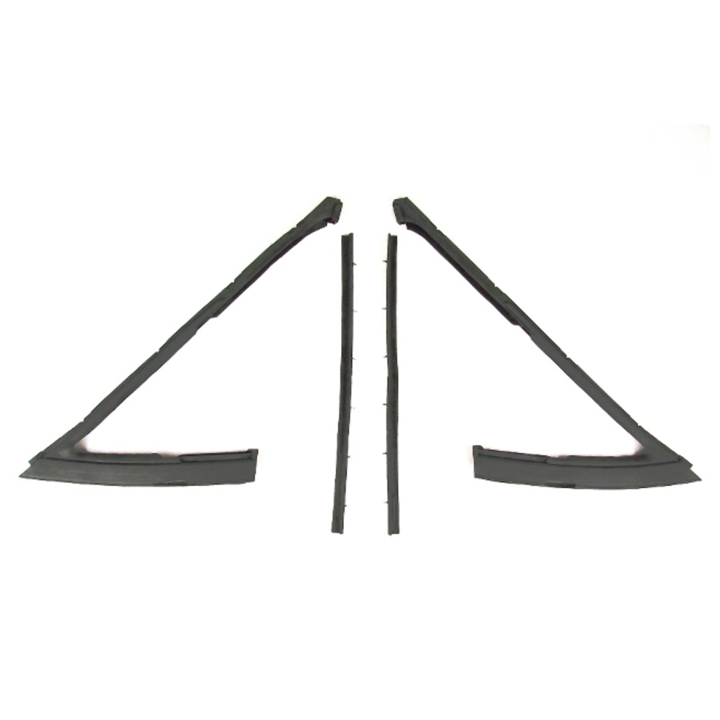 Vent Window Rubber Weatherstrip Seal, Left and Right 4-Piece for 1968 GM Car