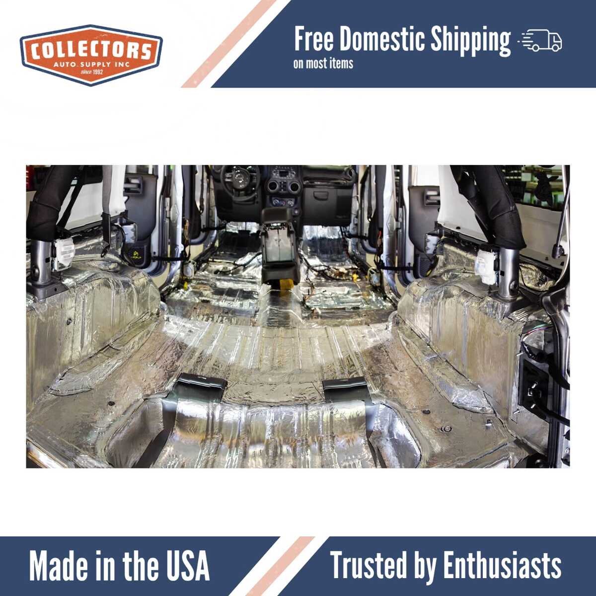 Sound Deadener Trunk/Cargo Insulation Kit for 2018-2022 Jeep Wrangler