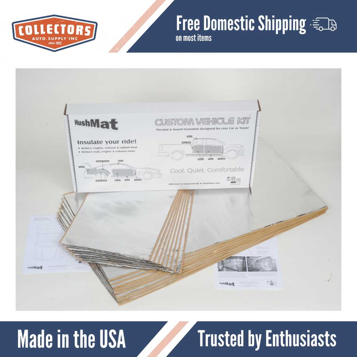 Sound Deadener Complete Vehicle Insulation Kit for 1960-1979 MG Midget
