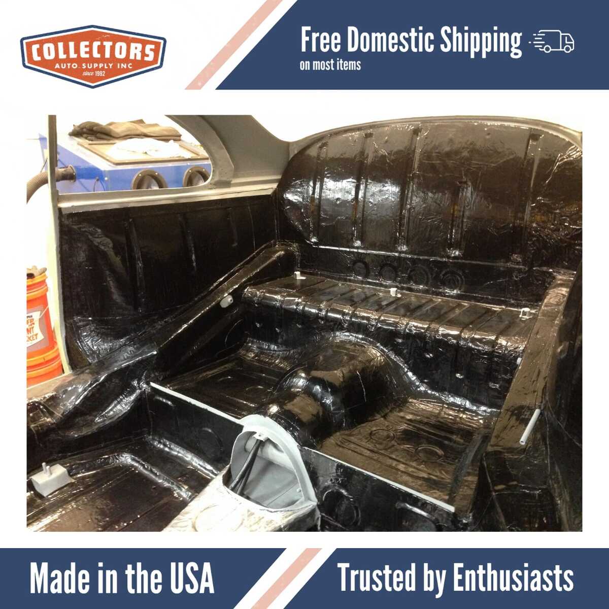 Sound Deadener Floor Insulation Kit for 1978-1989 Porsche 911 581701