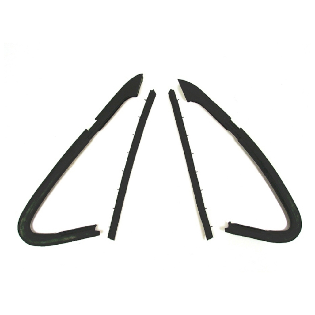 Vent Window Rubber Weatherstrip Seal, Left and Right 4pc for 1981-1991 Chevy/GMC
