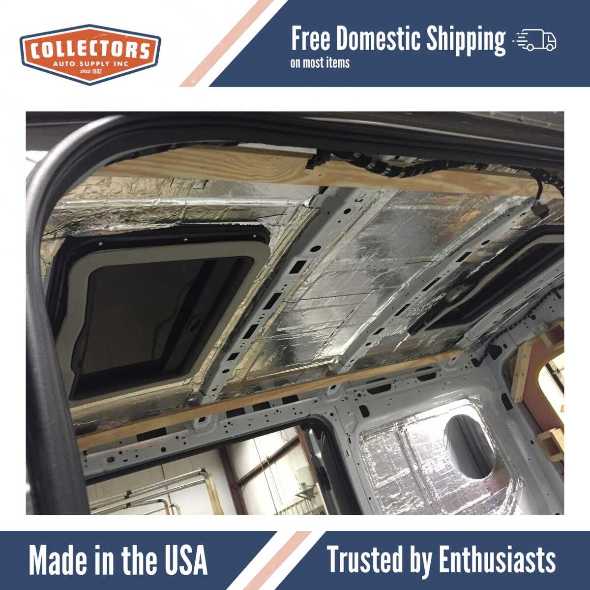 Sound Deadener Roof Insulation Kit for 2013-2021 Ford 599705