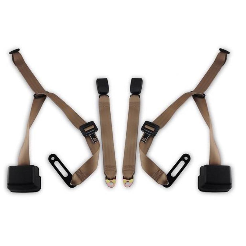 Seat Belt for GM Mid Size Driver Passenger EndRelease Hardware Bench 3pt ELR