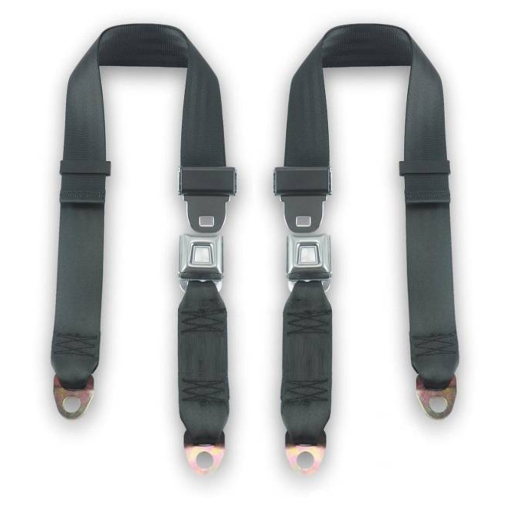 Seat Belt for Ford Mustang Rear Driver Passenger Lap Belts Pair