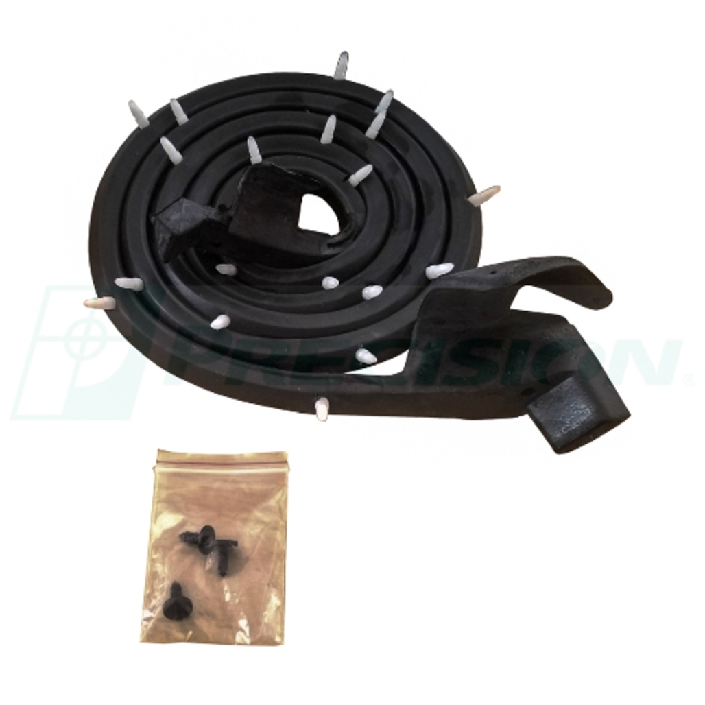 Weatherstrip Seal for Various Car Models, Left Hand, Fits 65-68 Buick/Chevy/Oldsmobile/Pontiac, EPDM Rubber