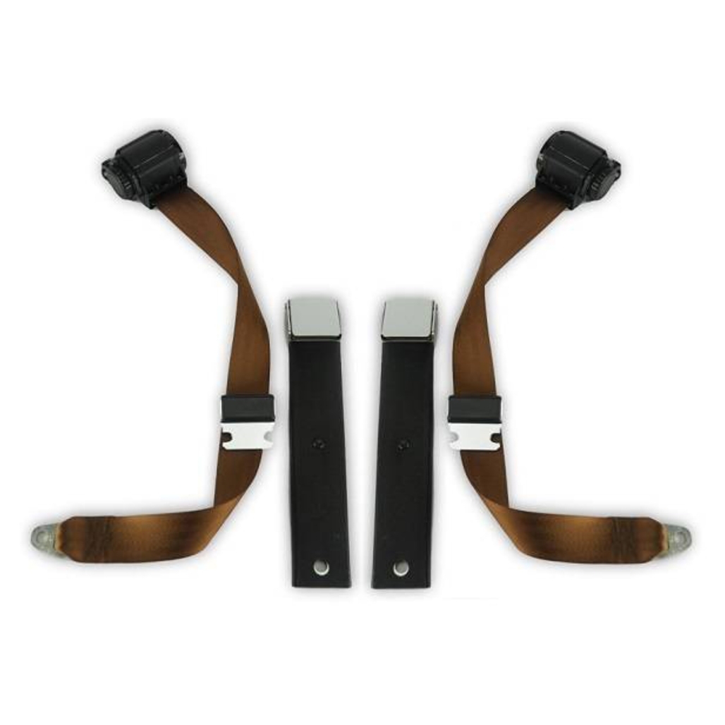 Seat Belt for MG Midget Driver Passerger Lift Latch 12" Sleeve 3pt Retractor Hdw