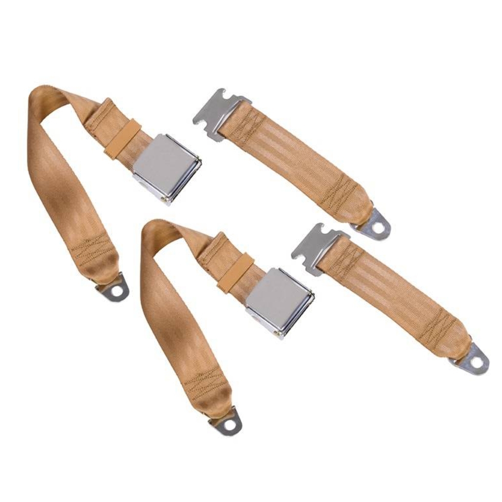 Seat Belt for Datsun 510 Rear Driver Passerger Lap Belts Chrome Lift latch