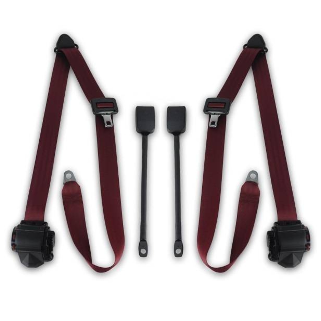 Seat Belt for Triumph TR250 TR6 Driver Passenger 13" Cable 3pt Retractor Lap Seat Belt for Triumph TR250 TR6 Driver Passenger 13" Cable 3pt Retractor Lap