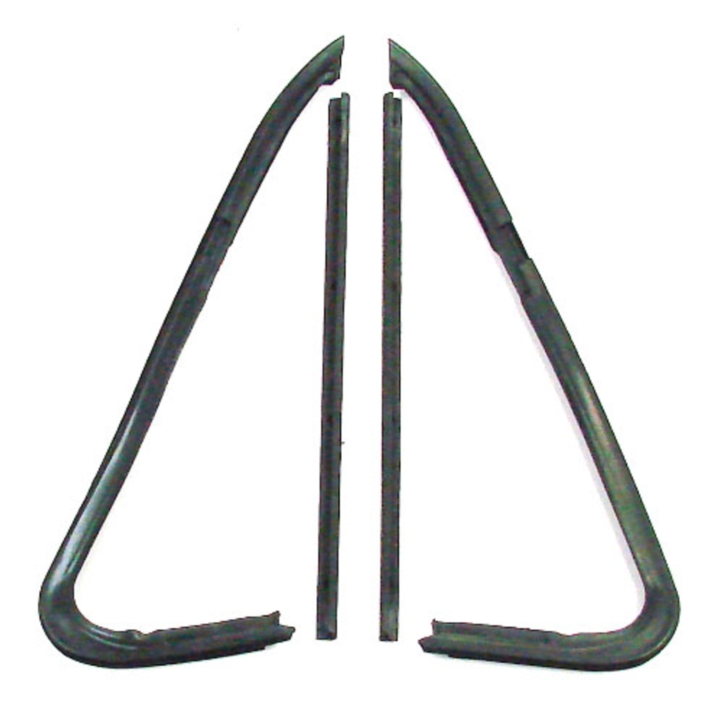 Vent Window Rubber Weatherstrip Seal, Left and Right 4pc for 1973-1980 Chevy/GMC