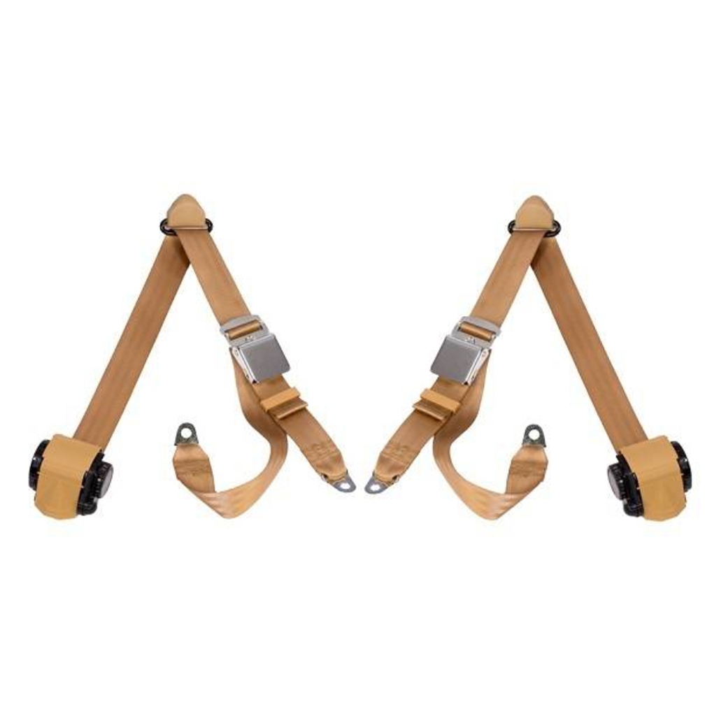 Seat Belt for Mercedes Benz 280SL Driver Passenger Chrome Lift Latch