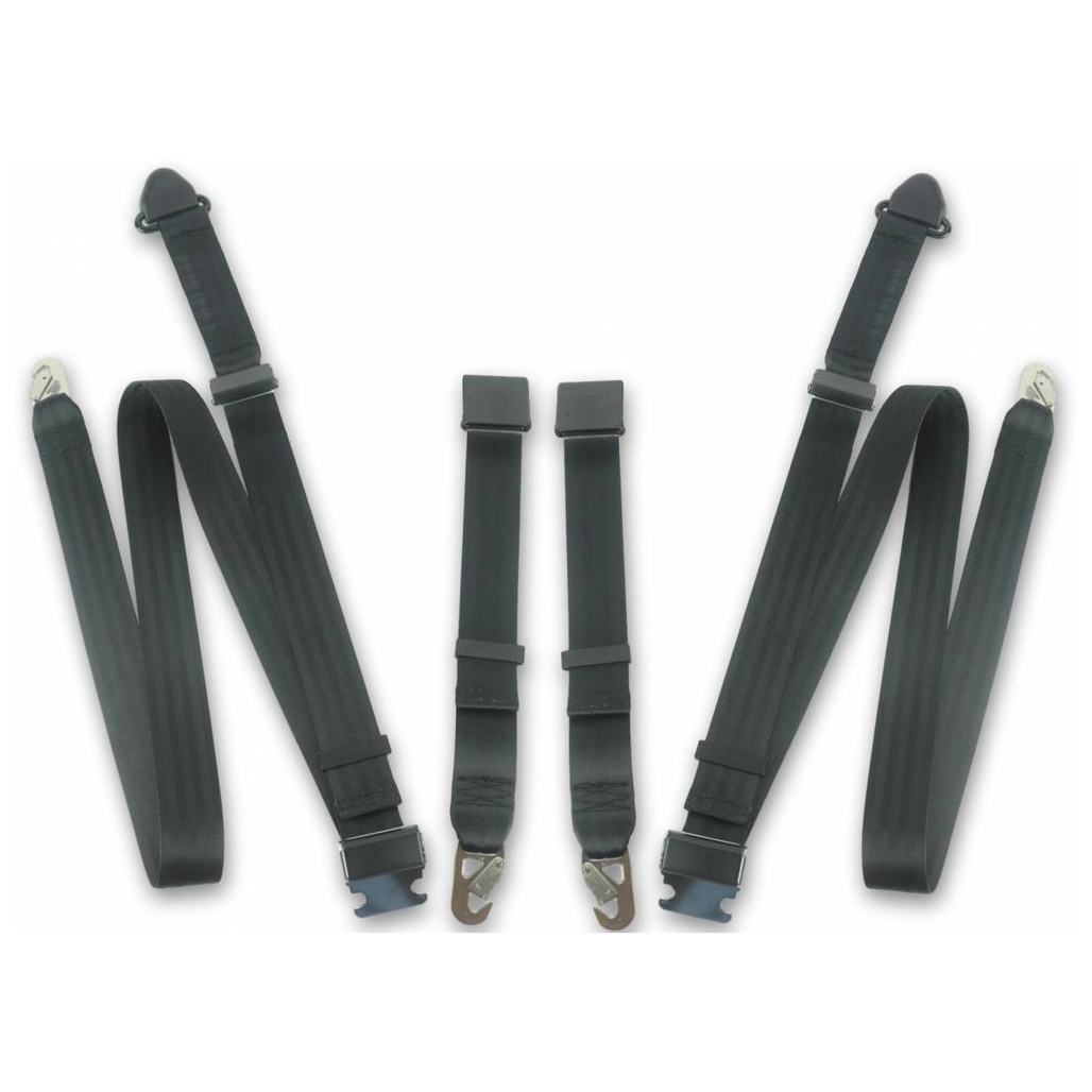 Seat Belt for Porsche 356 Driver Passenger 3pt Non Retractable Seat Belt for Porsche 356 Driver Passenger 3pt Non Retractable