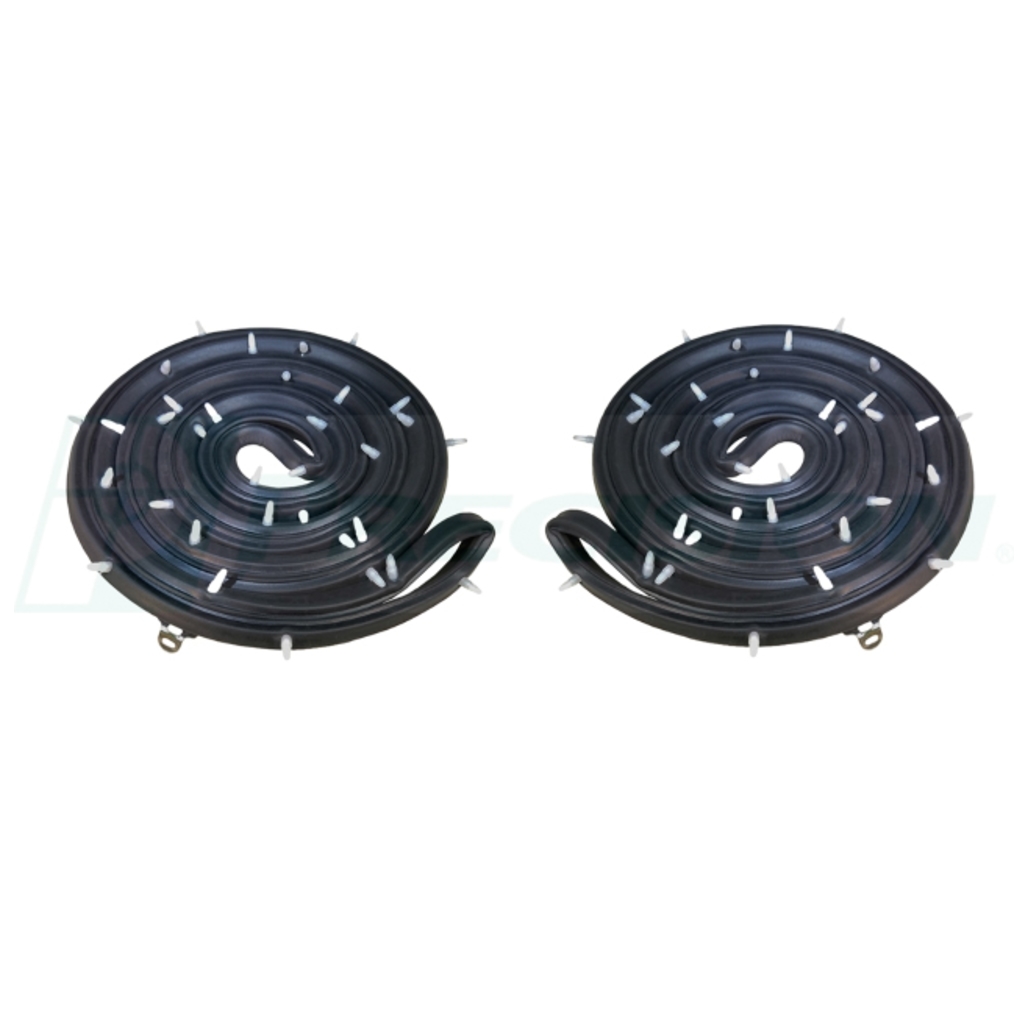 Weatherstrip Seal for 61-64 GM 4Dr Sedan/Wagon, Front 2pc, EPDM Rubber, Easy Installation, Quieter Ride, Long Lifespan