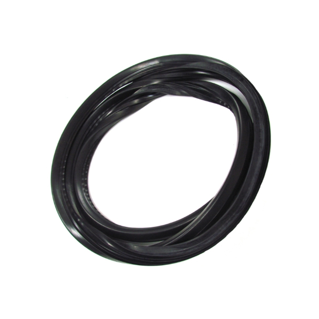 Rear Window Self-Locking Weatherstrip Seal That Inserts Body Clips