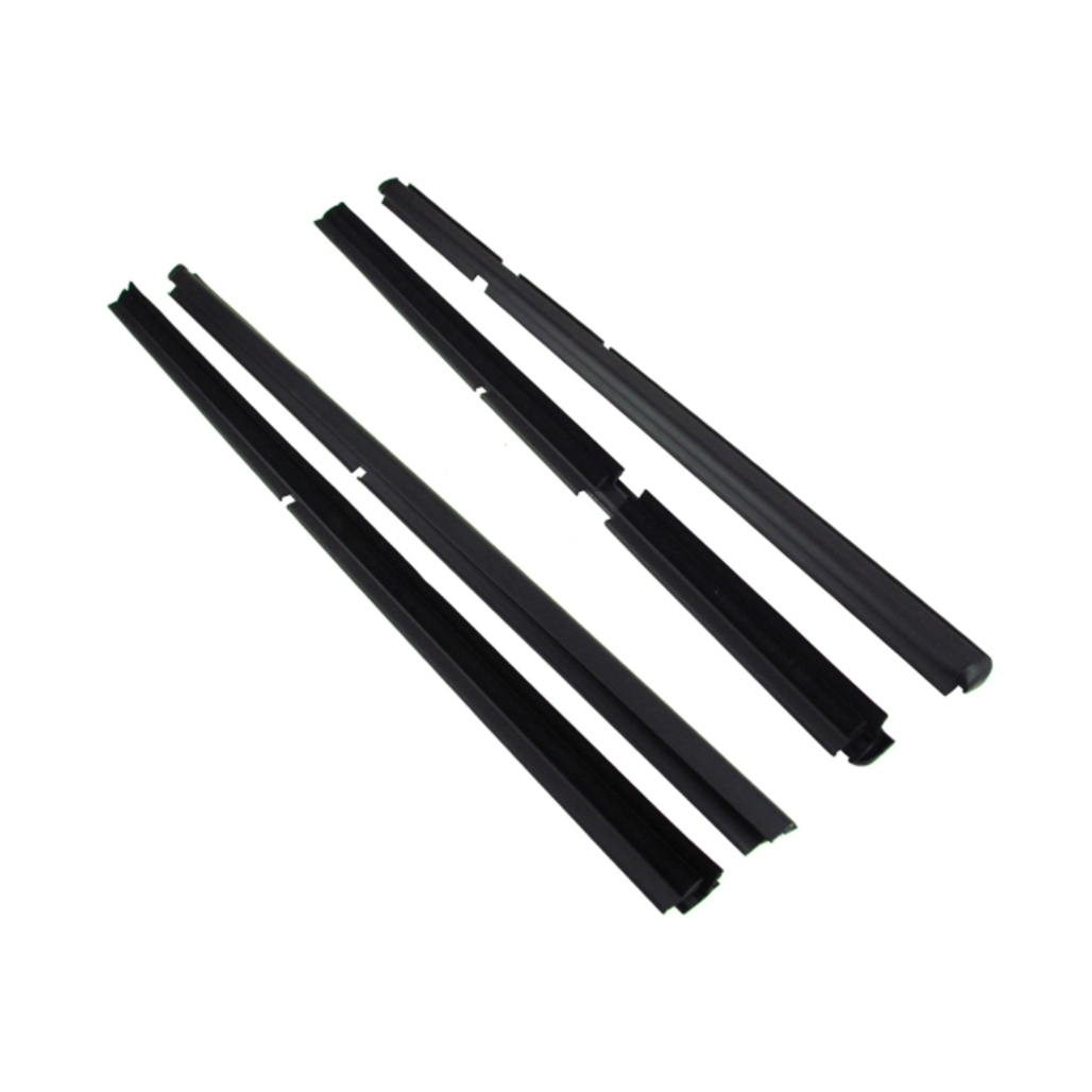 Window Sweeps Felt Kit for 99-04 Jeep Grand Cherokee, Front & Rear Outer Left/Right Hand - Belt Line Weatherstrip Replicas
