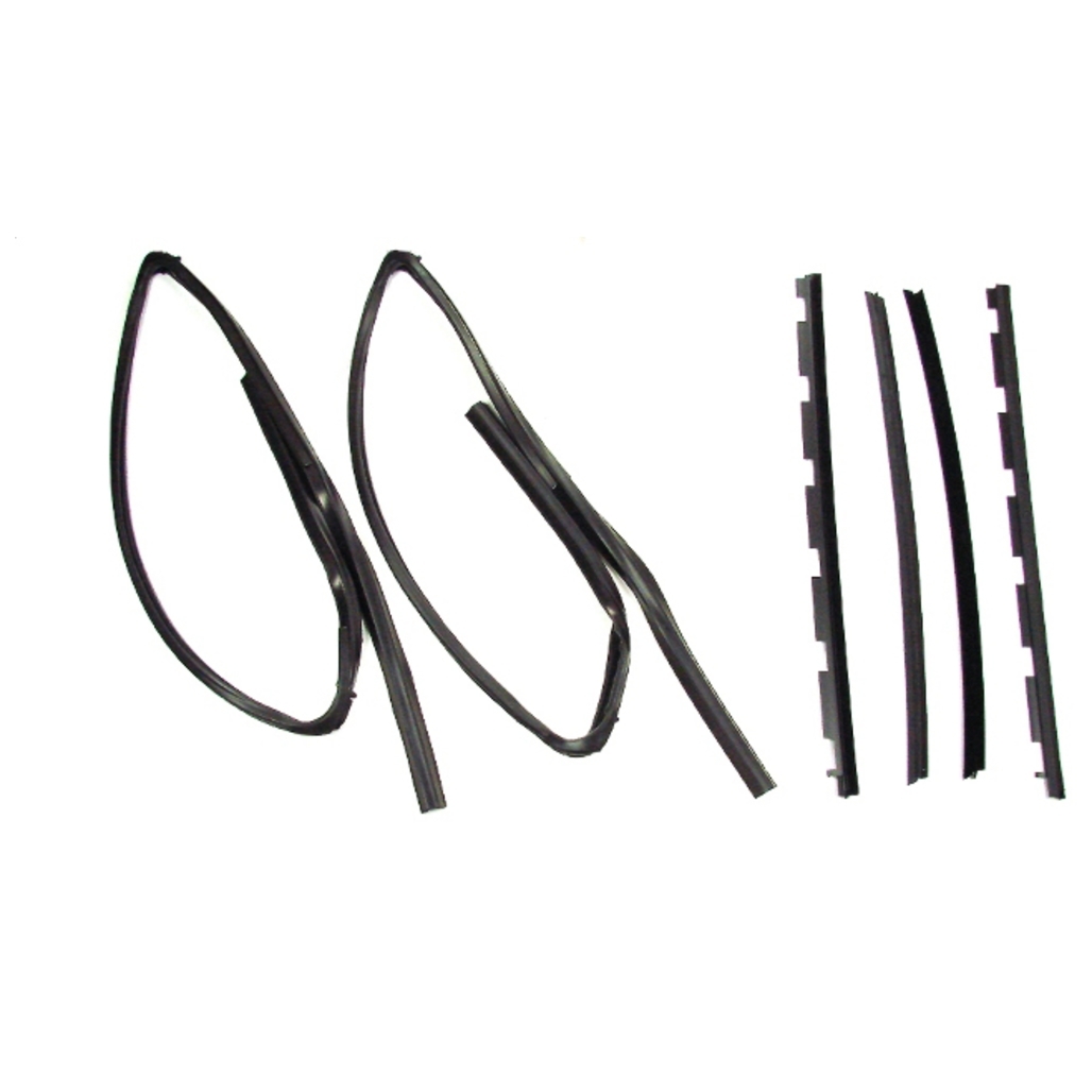 1967-1972 Chevrolet/GMC Window Sweeps Felt Kit 6-Piece Set for Sport Utility & Convertible Vehicles