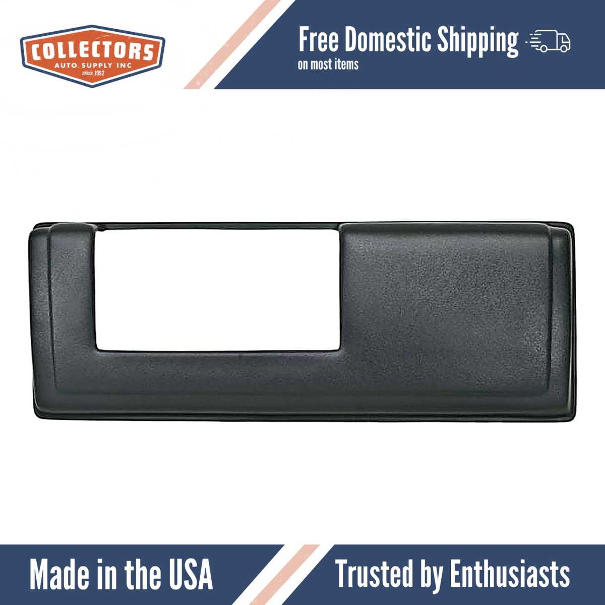 Interior Door Arm Rest Cap Cover Skin Overlay Black for 1980-1992 Buick/Cadillac/Oldsmobile Vehicles