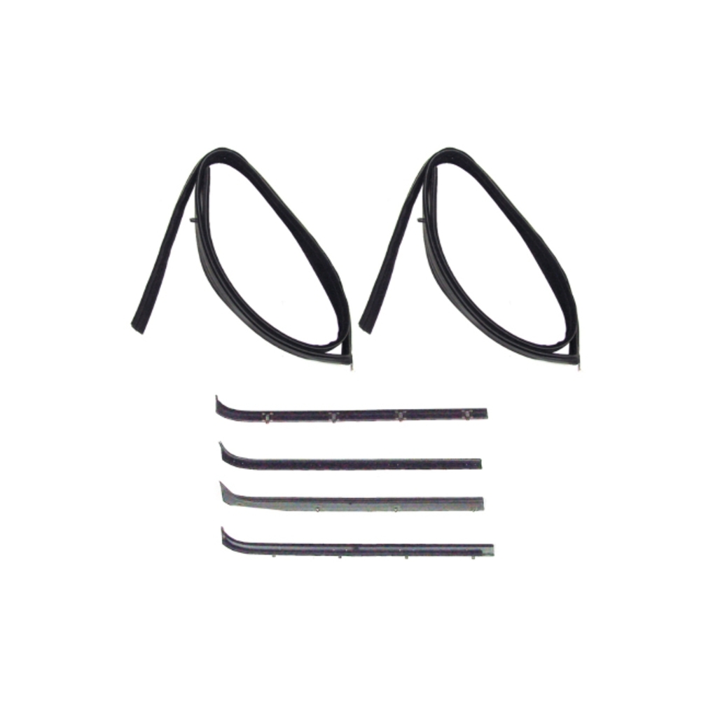 Window Sweeps Felt Kit Belt Line Weatherstrip for 1973-1980 Chevrolet/GMC - Left & Right Hand, 6-Piece Set