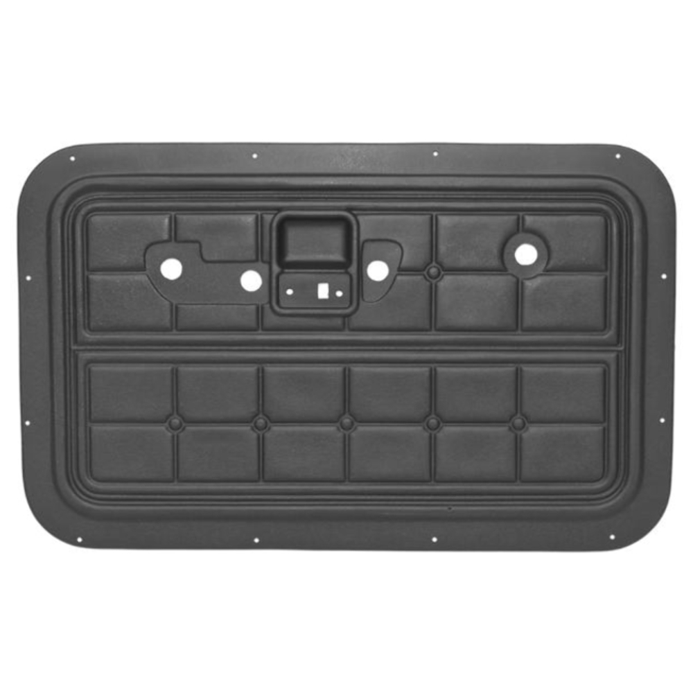 Interior Door Panel for 1968-72 Ford Full Size Truck 2 Piece Plastic Black