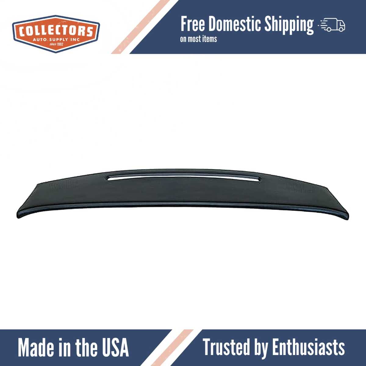 Dashboard Cap Cover for 1988-94 Buick Regal 1 Piece Plastic