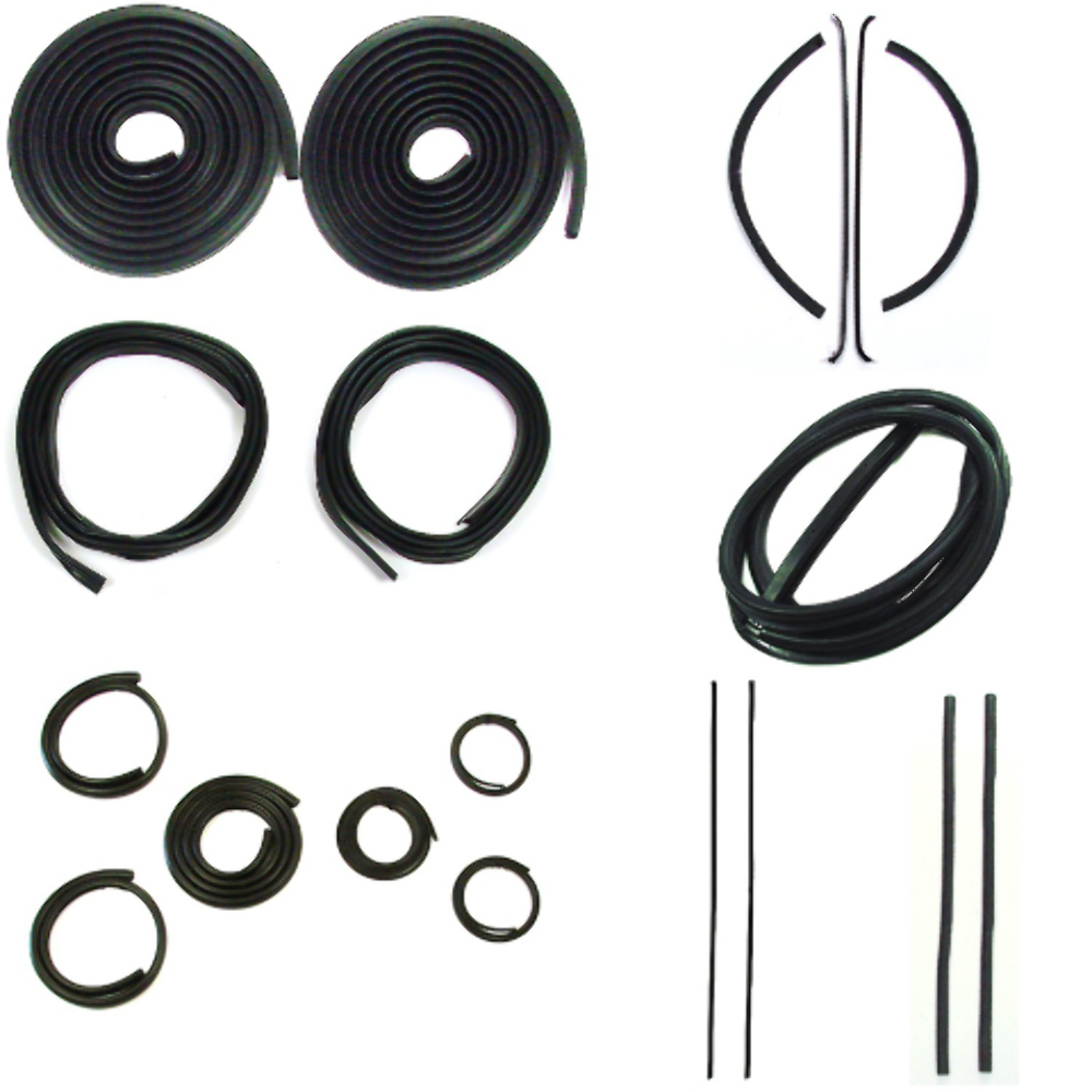 Door Seal Window Sweeps Channel Kit for 1947-48 GM Truck - Protect Your Vehicle's Interior with Precision Weatherstrip Seal