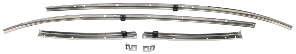 Metro Moulded Parts Roof Rail Weatherstrip Seal Pair For 1968 Buick Chevy Olds GTO