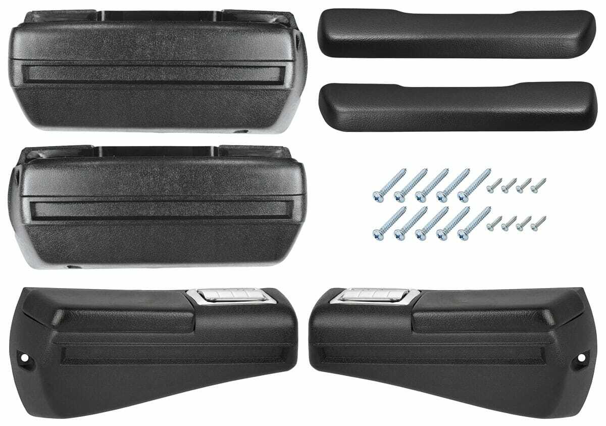 Armrest Kits for 1968-1969 Chevelle/Cutlass A-Body, Rear, Front/Rear Turquoise
