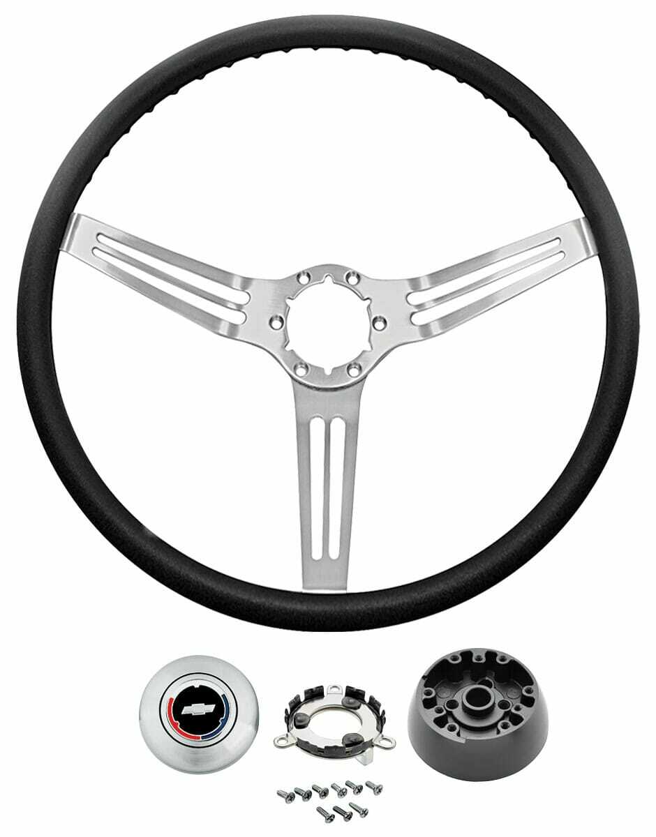 Steering Wheel Kit for 1971-1972 Chevelle, El Camino, Monte Carlo Sprint 3-Spoke