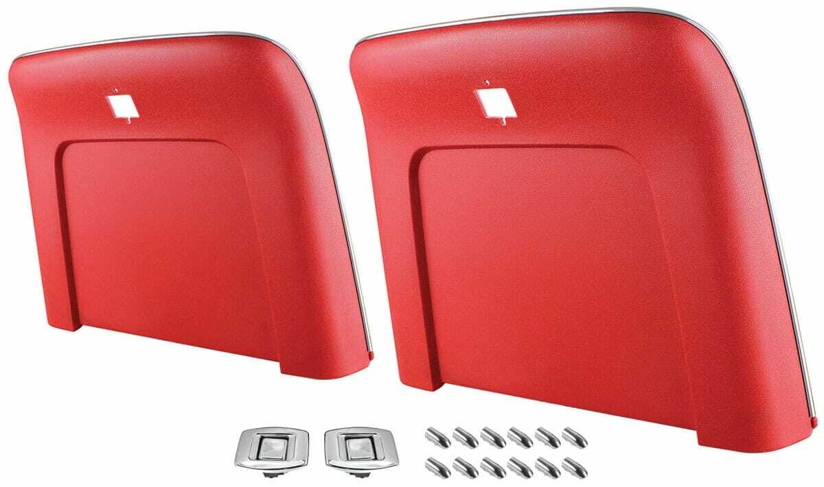 Seatback Kit for 1967-1968 GM A Body Bucket, Kit Premium White