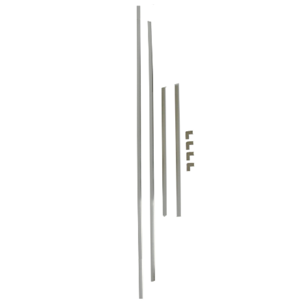 Window Seal Lockstrip Weatherstrip 8pc. for 1967 Dodge/Plymouth Dart/Barracuda