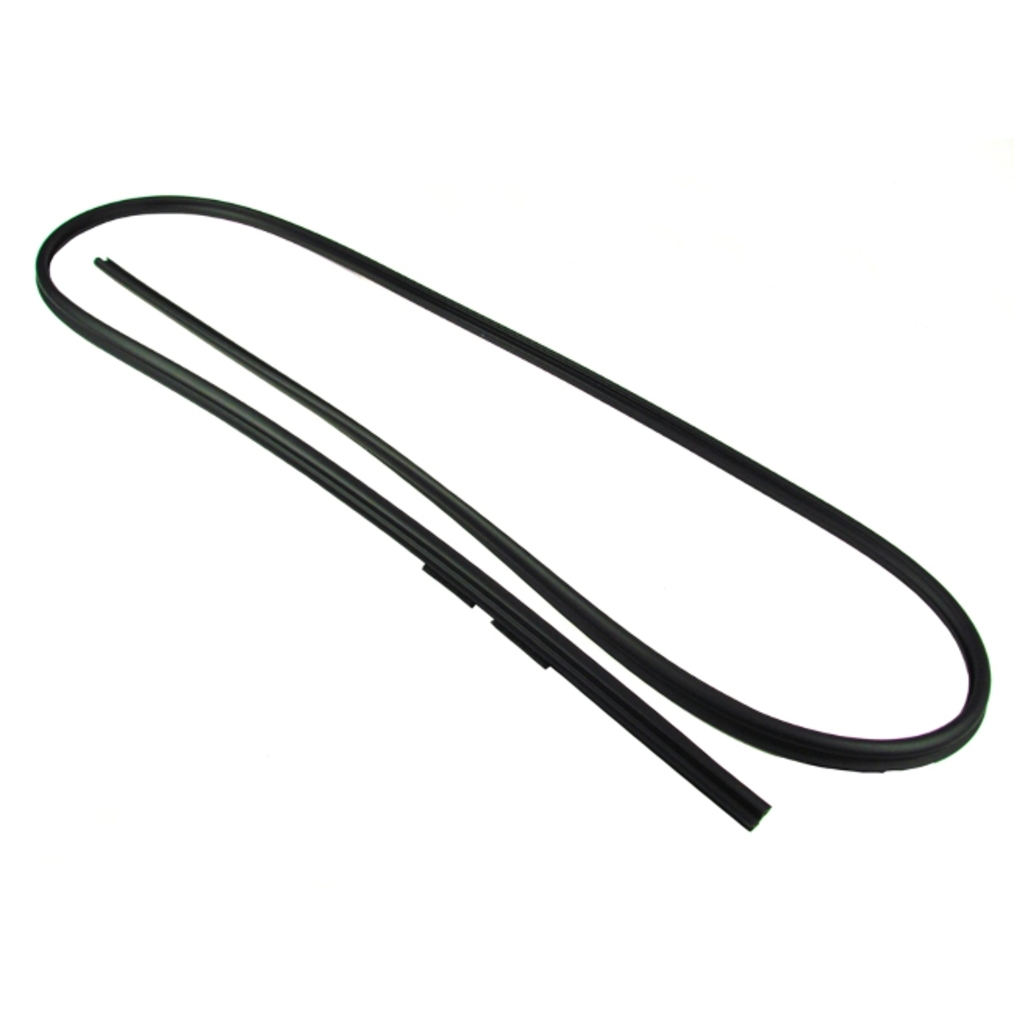 Windshield Molding Trim for 1996-02 Toyota 4Runner, Black with Rain Channel, 3 Sided Reveal Molding, Made in USA