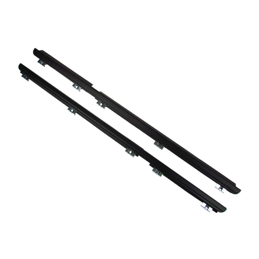 Window Sweeps Felt Kit Rear Outer Left & Right for Jeep Cherokee 4DR 84-96 - Pair - High Quality Weatherstrip Replacement