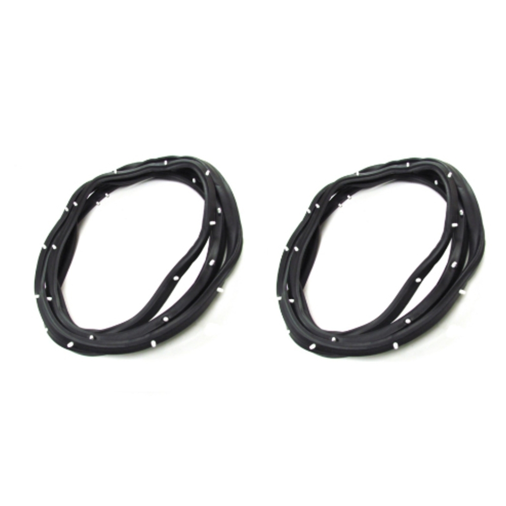 Weatherstrip Seal Set for 1955-1958 GM Cars, Left and Right Hand 2-Piece Kit, EPDM Rubber, Easy Installation, Chevrolet